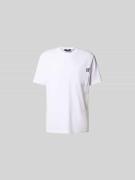 Dsquared2 Regular Fit T-Shirt mit Brusttasche in Weiss, Größe L