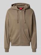 HUGO Relaxed Fit Sweatjacke aus reiner Baumwolle Modell 'DAPOZIP' in M...