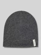 Marc O'Polo Mütze aus Schurwoll-Kaschmir-Mix in Dunkelgrau, Größe 1