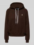 Polo Ralph Lauren Hoodie mit Label-Stitching und Känguru-Tasche in Dun...