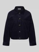 Tom Tailor Regular Fit Cordblazer aus Baumwoll-Mix in Dunkelblau, Größ...