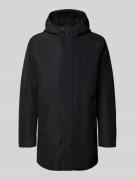 Geox Regular Fit Parka mit Kapuze Modell 'DORAY' in Black, Größe 50