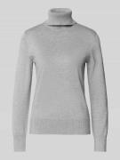 s.Oliver BLACK LABEL Slim Fit Rollkragenpullover aus Viskose-Mix in He...