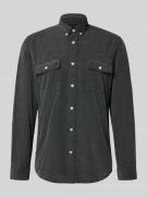 camel active Freizeithemd mit Knopfleiste in Anthrazit, Größe 3XL