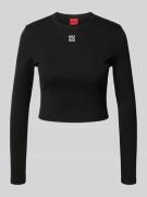 HUGO Regular Fit Langarmshirt aus Baumwoll-Mix Modell 'DAFILOMENA' in ...