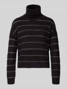 Vila Regular Fit Pullover mit Rollkragen Modell 'Zaza' in Black, Größe...