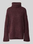 Vero Moda Loose Fit Rollkragenpullover mit Woll-Anteil Modell 'INGRID'...