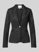 ICHI Slim Fit Blazer mit Reverskragen Modell 'Kate' in Black, Größe M
