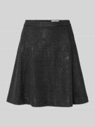 ICHI Regular Fit Minirock mit Viskose-Anteil Modell 'Kate' in Black, G...