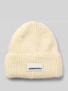 Armedangels Mütze aus Mohair-Woll-Mix Modell 'SNOWAA' in Offwhite, Grö...