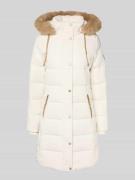 Lauren Ralph Lauren Daunenmantel mit Reißverschlusstaschen in Ecru, Gr...