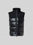 Moose Knuckles Steppweste mit Stehkargen in Black, Größe M