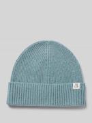 Marc O'Polo Mütze aus Woll-Mix in Bleu, Größe 1