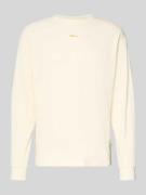 BLKVIS Longsleeve mit Label-Detail in Offwhite, Größe L