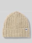 OPUS Beanie mit Label-Detail Modell 'Acotta' in Beige, Größe 1