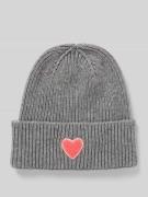 Unio Mütze aus Schurwoll-Mix mit Viskose- und Kaschmir-Anteil in Hellg...