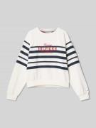 Tommy Hilfiger Teens Sweatshirt mit Label-Stitching in Weiss, Größe 15...