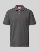 Gant Regular Fit Poloshirt mit Label-Stitching in Anthrazit Melange, G...