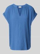 s.Oliver RED LABEL Loose Fit Blusenshirt aus Viskose-Mix in Ocean, Grö...