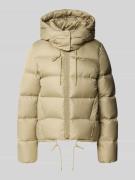 Marc O'Polo Denim Boxy Fit Daunenjacke mit abnehmbarer Kapuze in Schil...