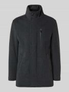 bugatti Regular Fit Jacke aus Woll-Mix in Graphit, Größe 27