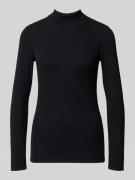 Marc O'Polo Regular Fit Langarmshirt aus Baumwoll-Mix in Black, Größe ...