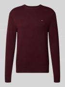 Tommy Hilfiger Regular Fit Strickpullover aus Baumwoll-Kaschmir-Mix in...