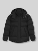 BOSS Regular Fit Steppjacke mit Logo-Muster Modell 'CORBINIAN5' in Bla...