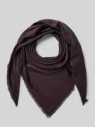 BOSS Schal mit Woll-Anteil Modell 'LEDONIALUREX' in Aubergine, Größe 1
