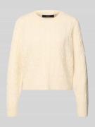 Vero Moda Regular Fit Strickpullover mit Zopfmuster Modell 'ARIES' in ...