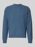 BOSS Orange Regular Fit Strickpullover aus reiner Schurwolle Modell 'K...