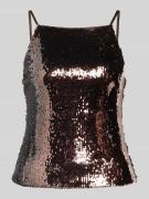 LeGer by Lena Gercke Trägertop mit Pailletten Modell 'Inska' in Dunkel...