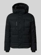 Tom Tailor Regular Fit Steppjacke mit Reißverschlusstaschen in Black, ...