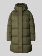 Tommy Hilfiger Regular Fit Daunenmantel mit Kapuze in Oliv, Größe XL