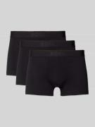 BOSS Regular Fit Boxershorts aus Baumwoll-Mix im 3er-Pack in Black, Gr...