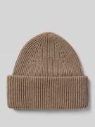 Profuomo Beanie mit breiter Krempe in Mittelgrau, Größe 1