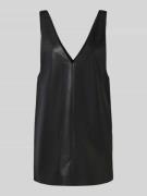 Only Minikleid in Lederoptik Modell 'HEIDI' in Black, Größe L