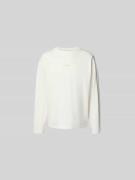 WON HUNDRED Longsleeve aus reiner Baumwolle in Weiss, Größe L