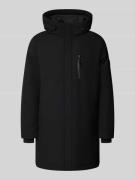 Antony Morato Regular Fit Parkamantel mit Kapuze in Black, Größe 48