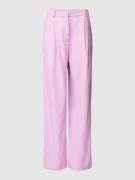 NA-KD Stoffhose mit französischen Eingrifftaschen in Rosa, Größe 40