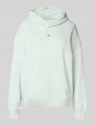 Calvin Klein Jeans Hoodie mit Känguru-Tasche in Mint, Größe M