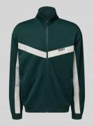 HUGO Relaxed Fit Sweatjacke mit Baumwoll-Anteil Modell 'DARTI' in Dunk...