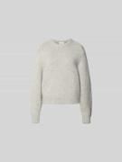 Closed Pullover aus Alpaka-Mix mit Woll-Anteil in Hellgrau Melange, Gr...