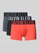 Calvin Klein Underwear Slim Fit Trunk mit Logo-Detail im 3er-Pack in R...