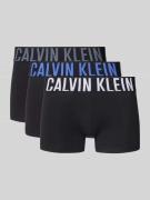 Calvin Klein Underwear Trunks mit elastischem Bund im 3er-Pack in Blac...