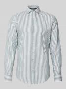 Jake*s Slim Fit Business Hemd aus Baumwolle mit Haifischkragen in Dunk...