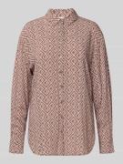 Christian Berg Woman Regular Fit Hemdbluse aus Viskose mit grafischem ...