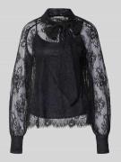 Christian Berg Woman Selection Blusenshirt mit Schleifen-Detail in Bla...