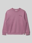 Garcia Sweatshirt mit rückseitigem Motiv-Print in Mauve, Größe 140