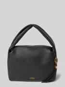 Tommy Hilfiger Henkeltasche aus echtem Rindsleder in Black, Größe 1